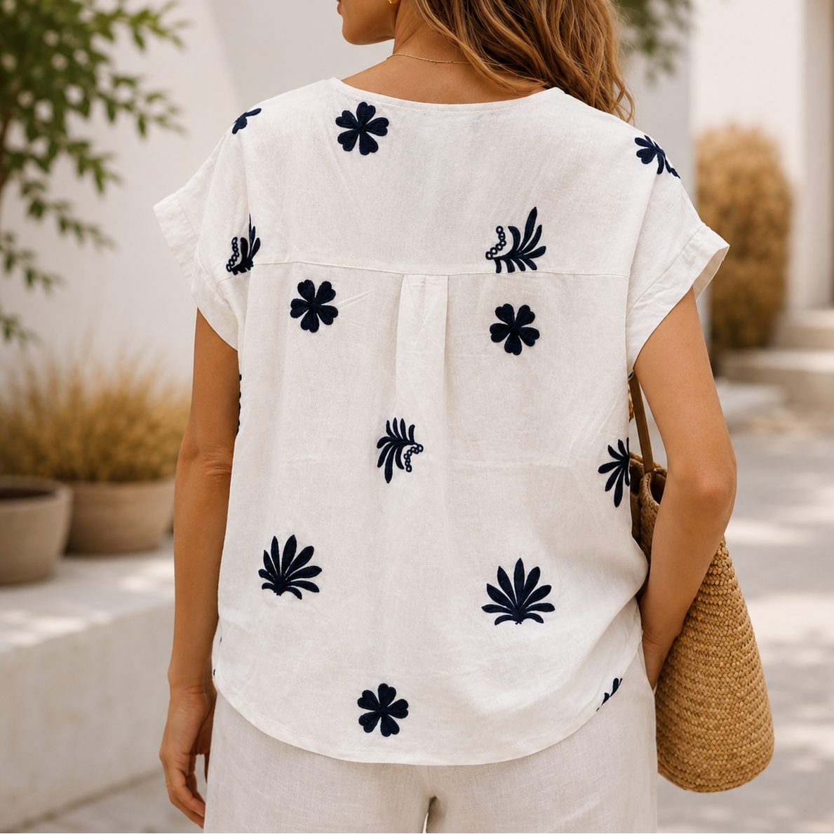 Blouse brodée Thelma