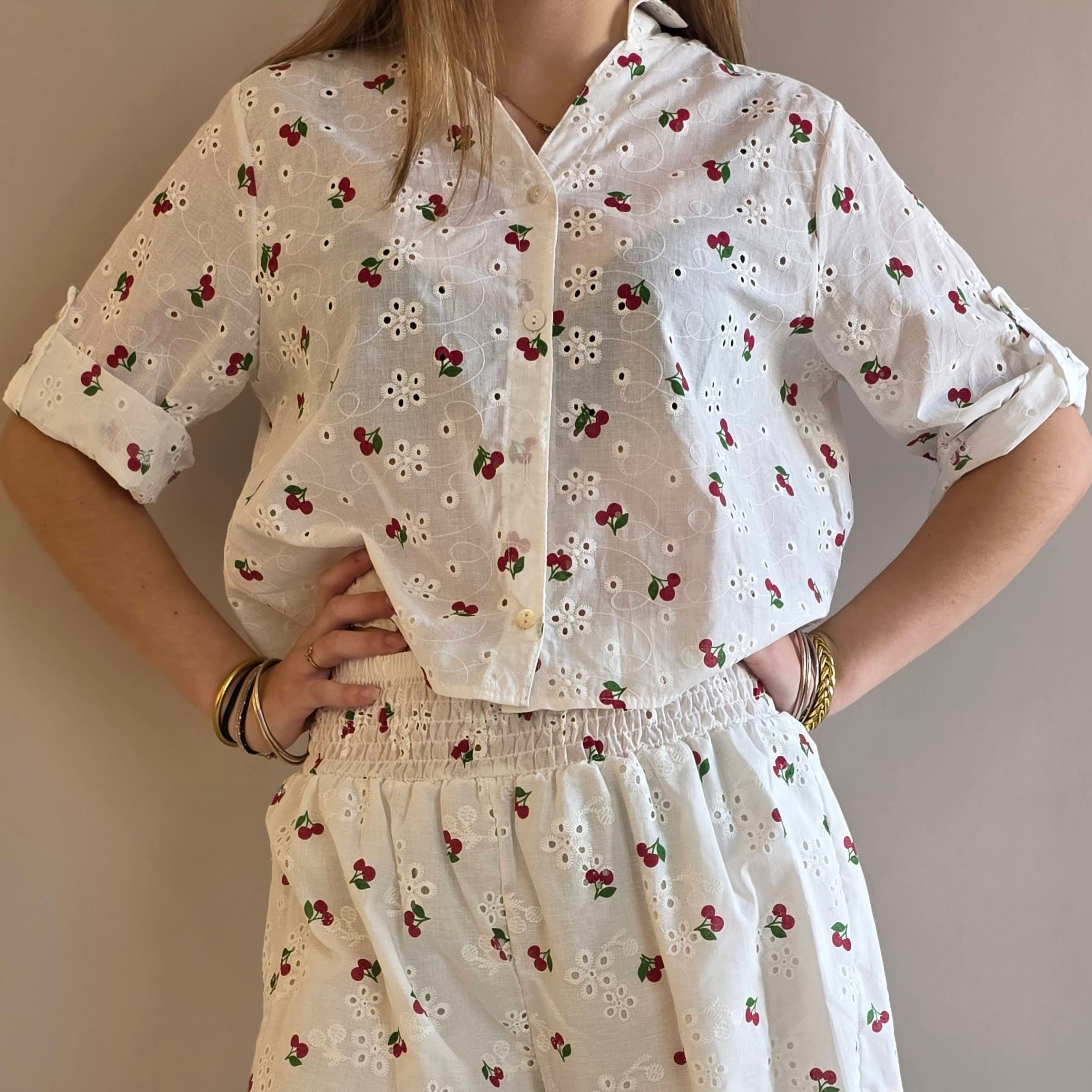 Chemise coton fruité