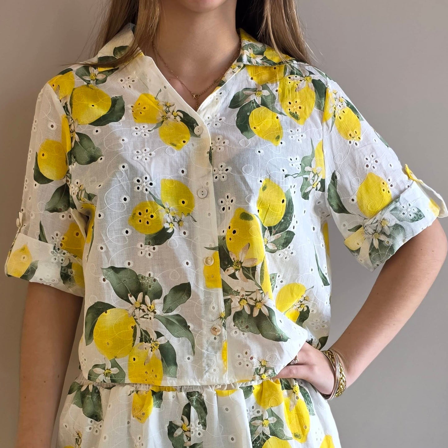 Chemise coton fruité