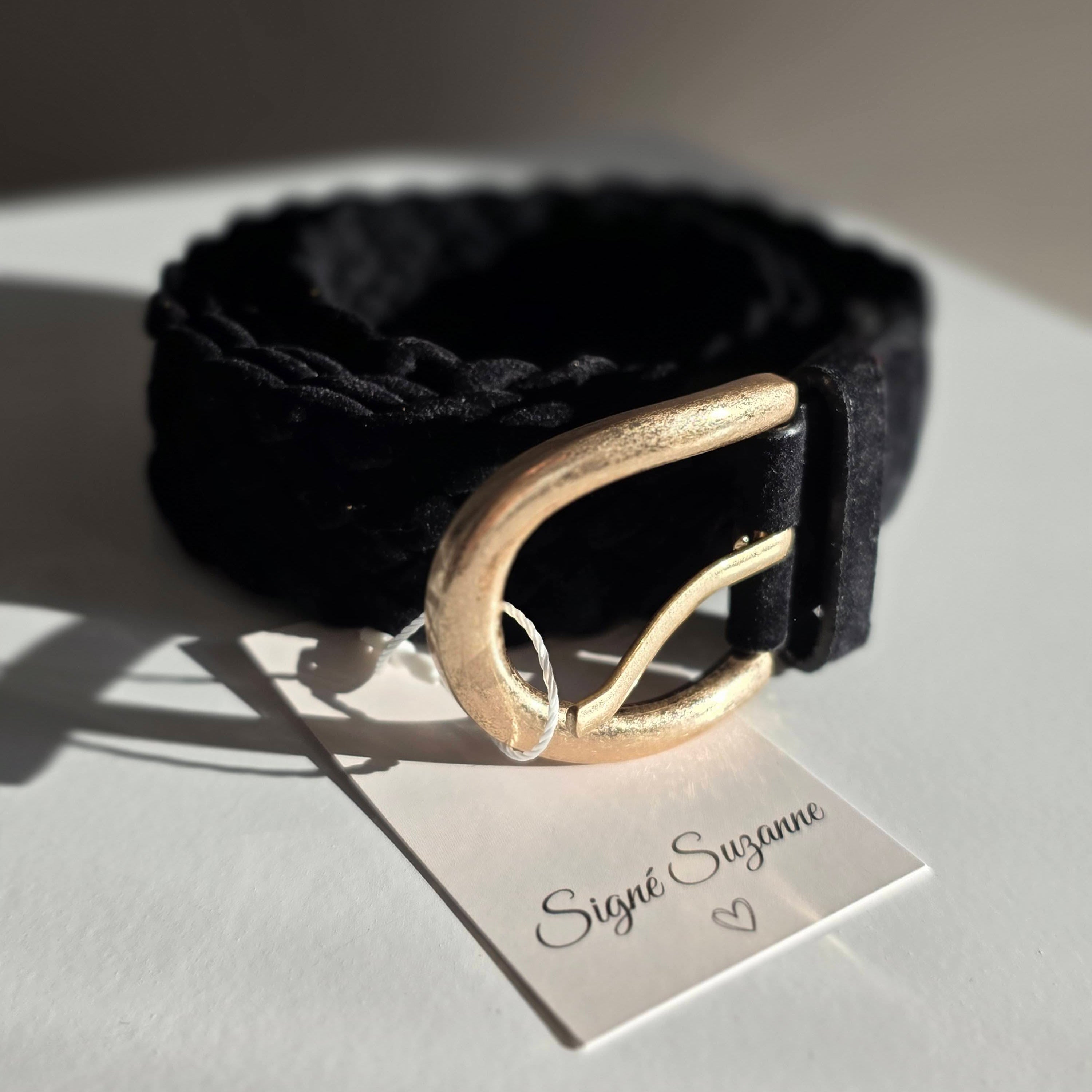 Ceinture tressée