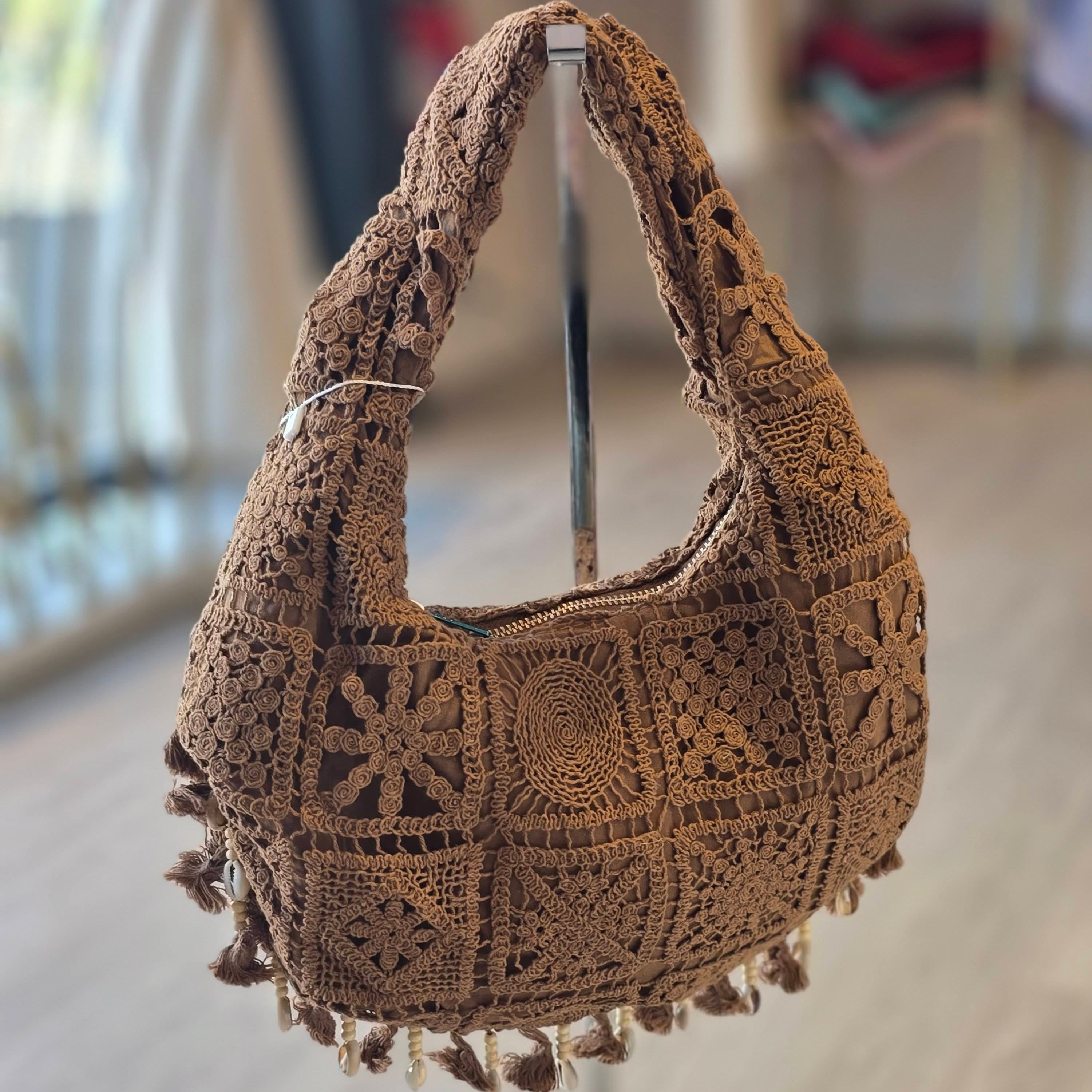 Sac bohème coquillages