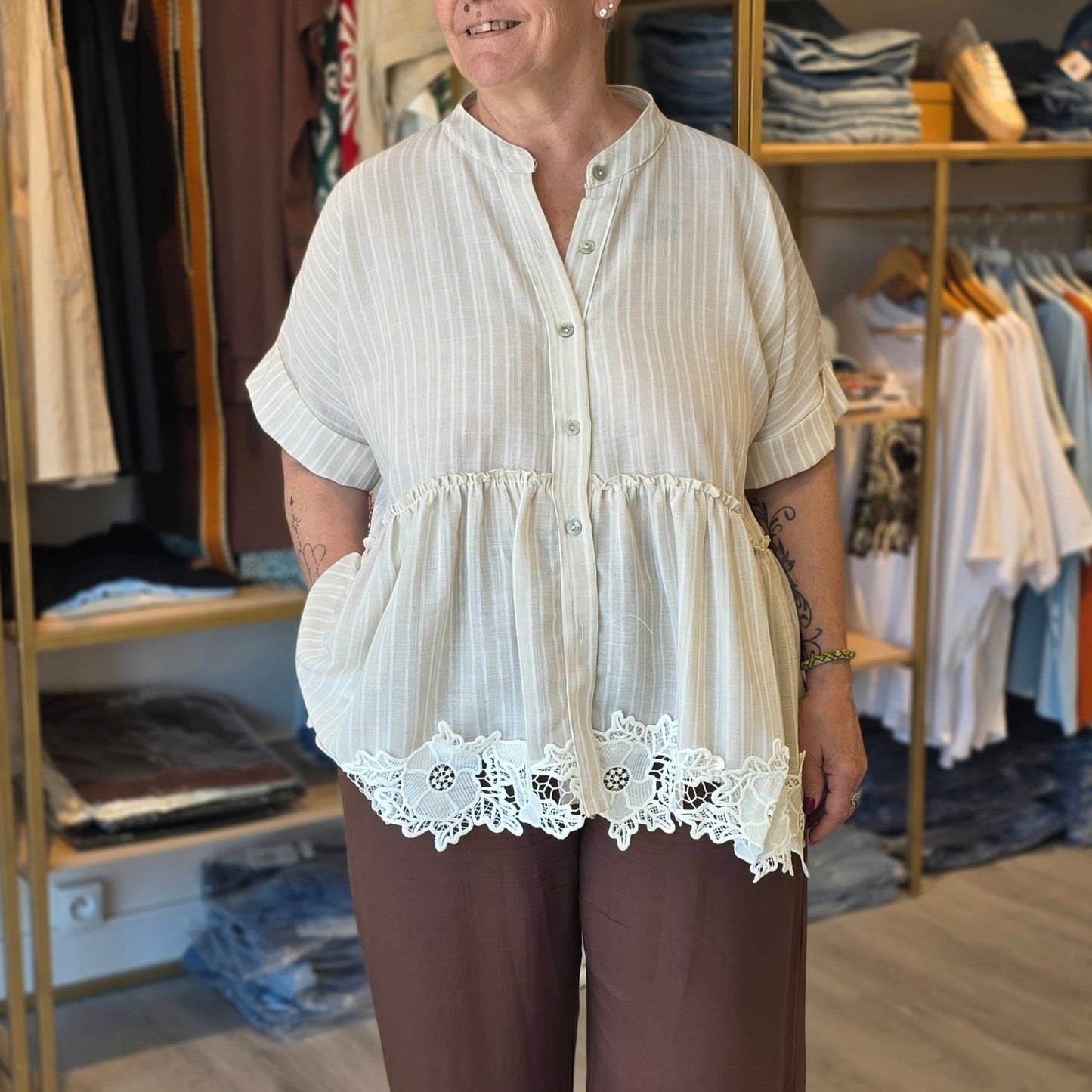 Chemise romantique Romy