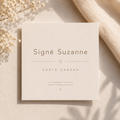 Carte cadeau Signé Suzanne