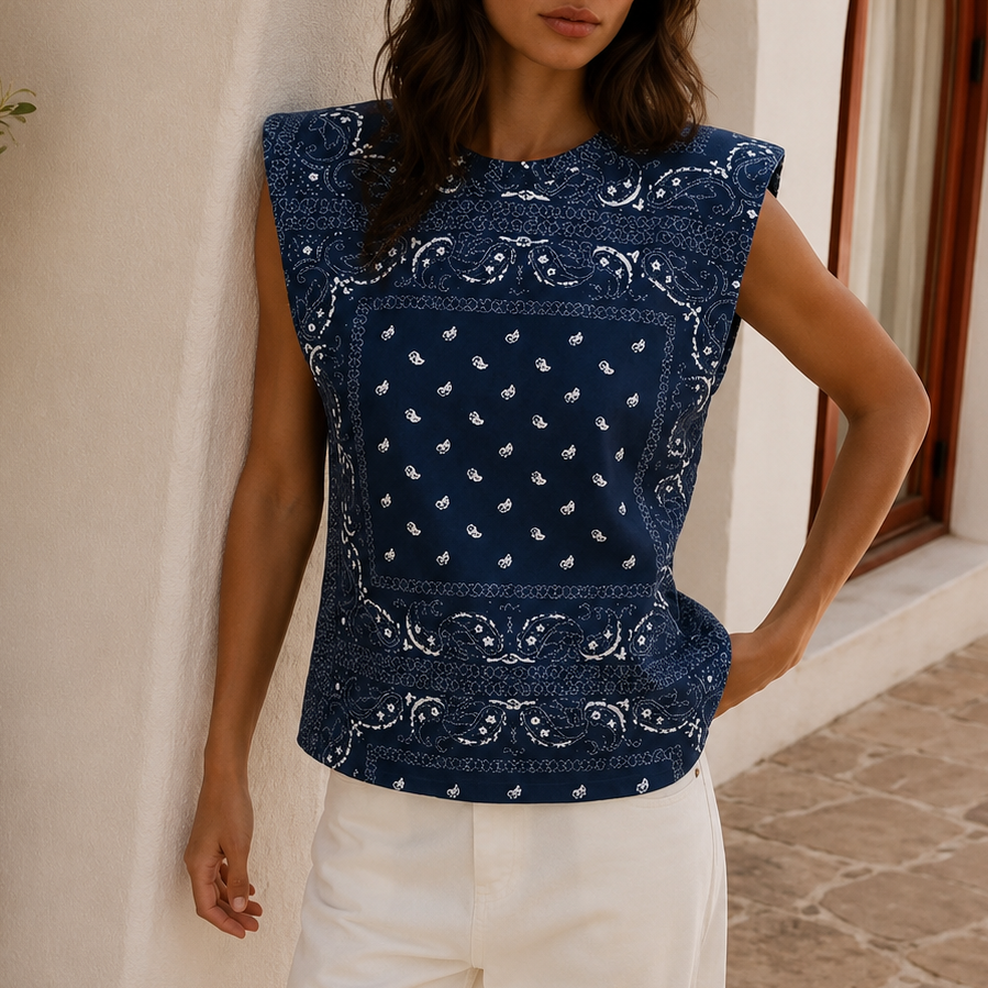 Top débardeur bandana