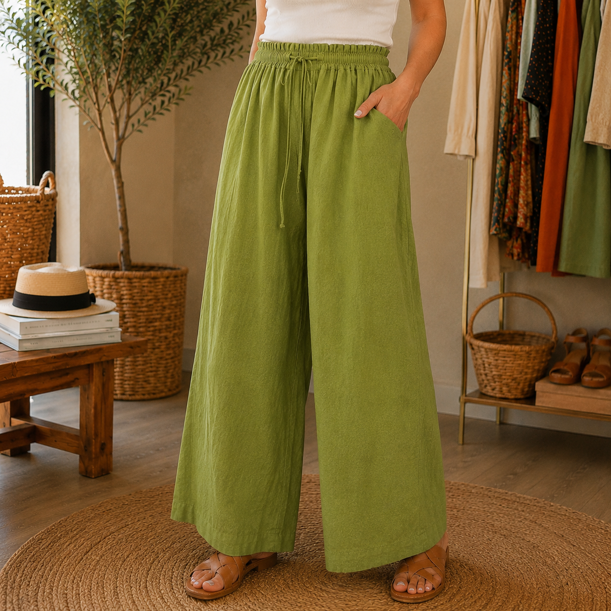 Pantalon droit Léo