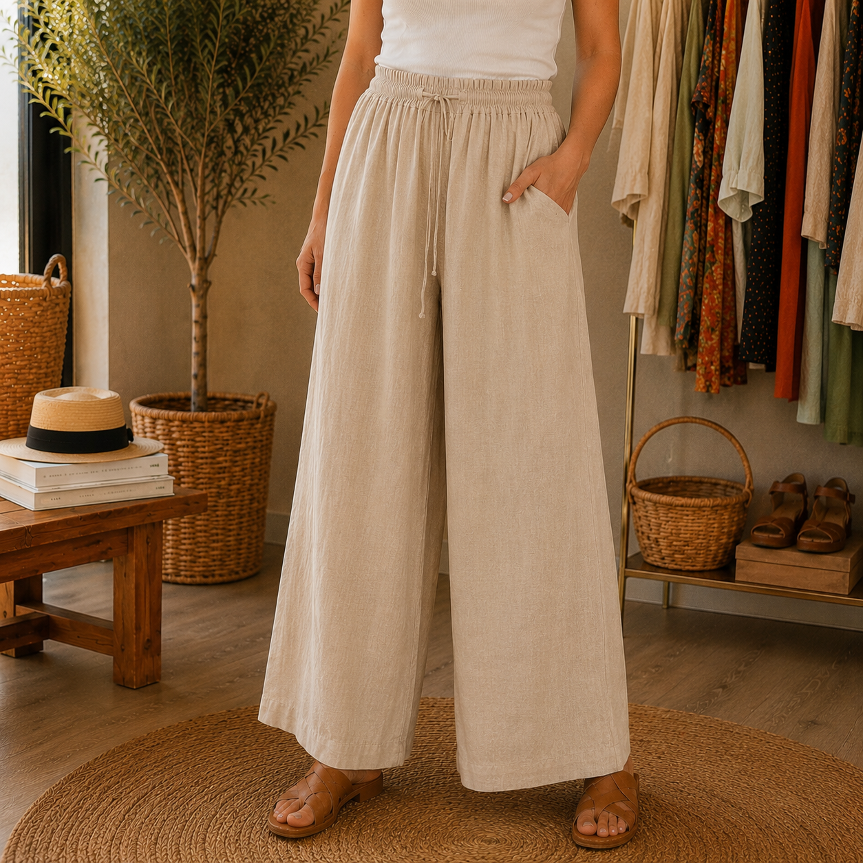 Pantalon droit Léo