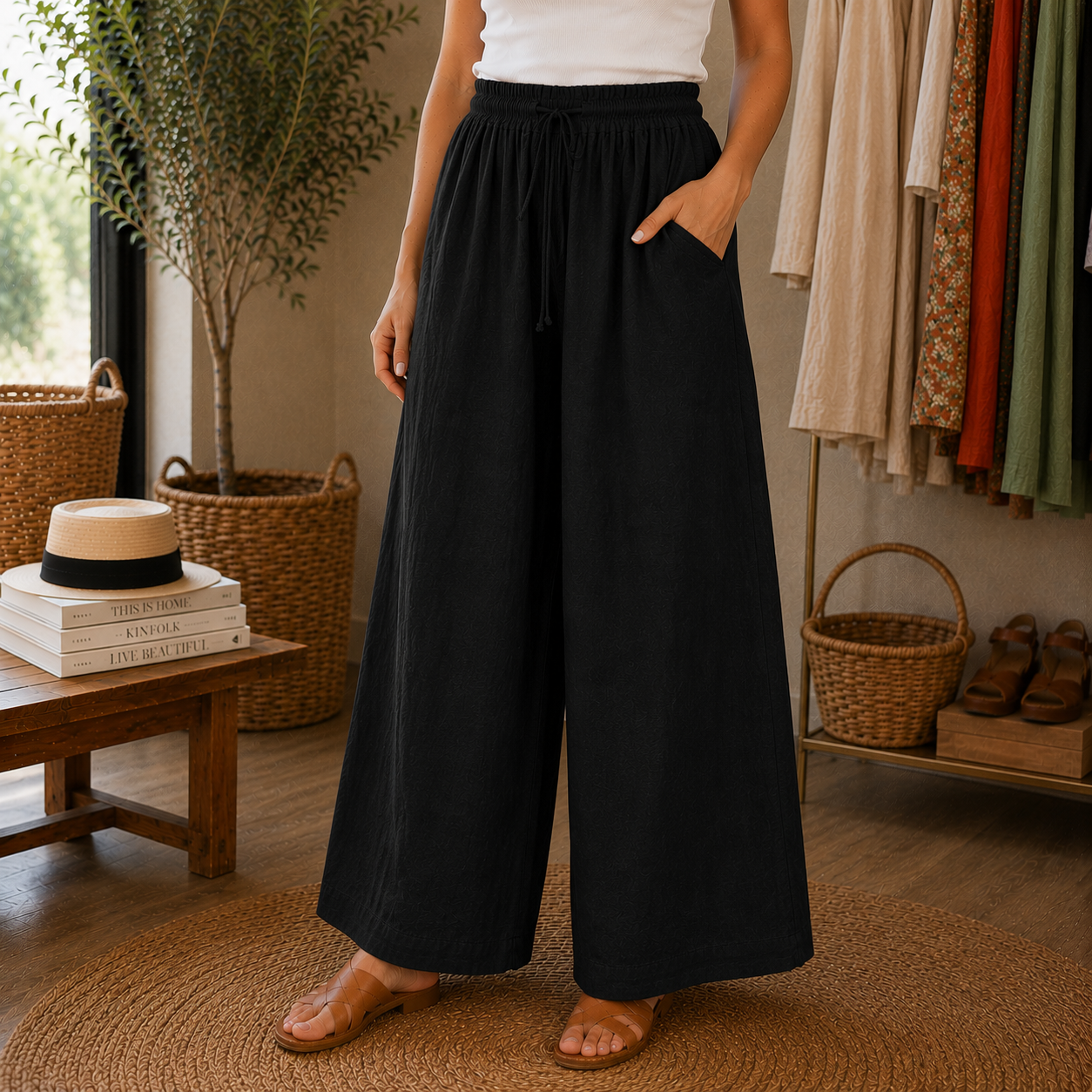 Pantalon droit Léo