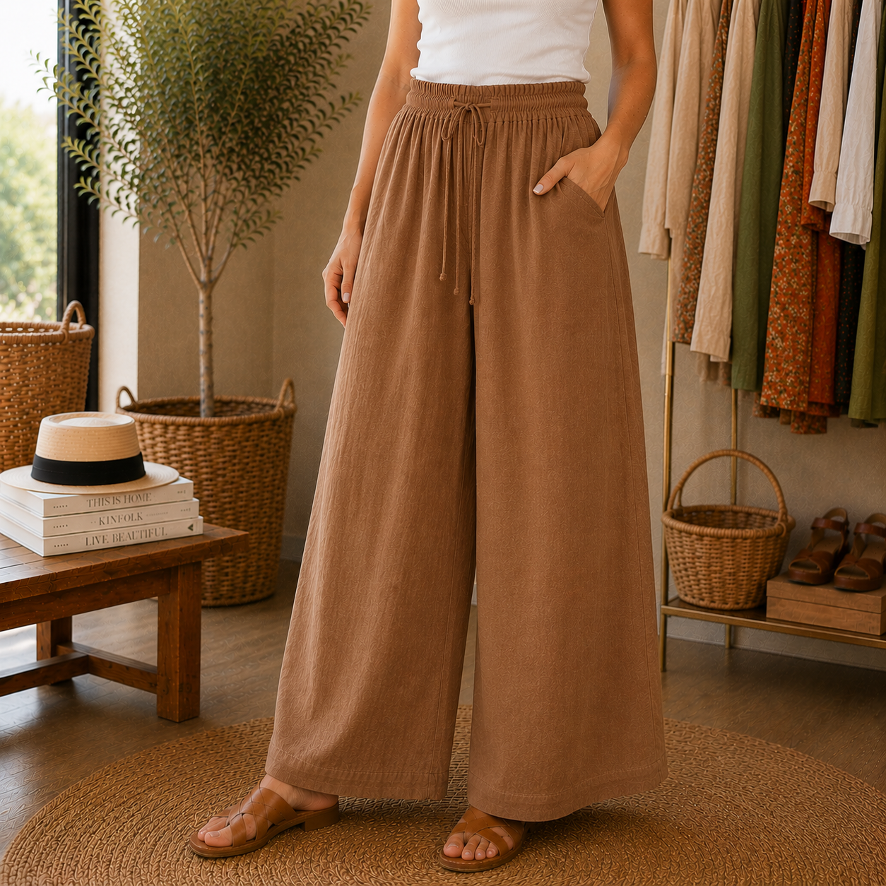 Pantalon droit Léo