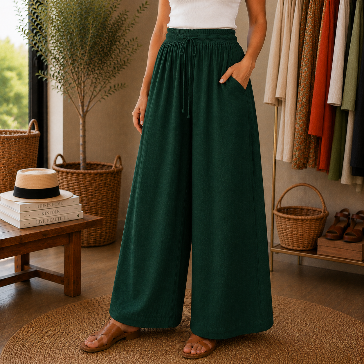 Pantalon droit Léo