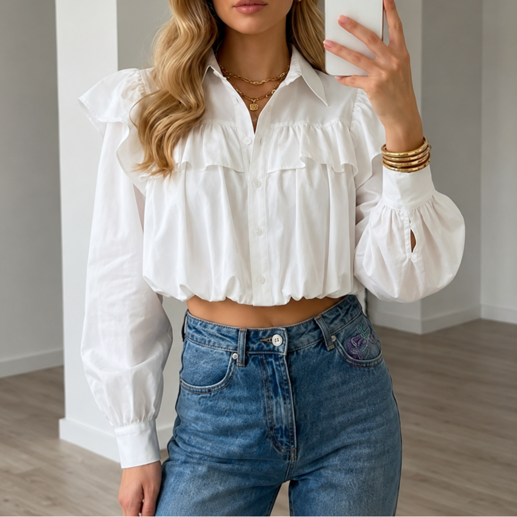 Chemise courte