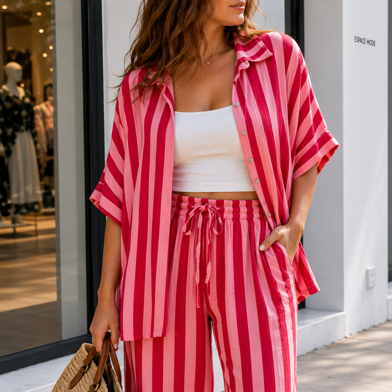 Chemise gaze de coton Raya