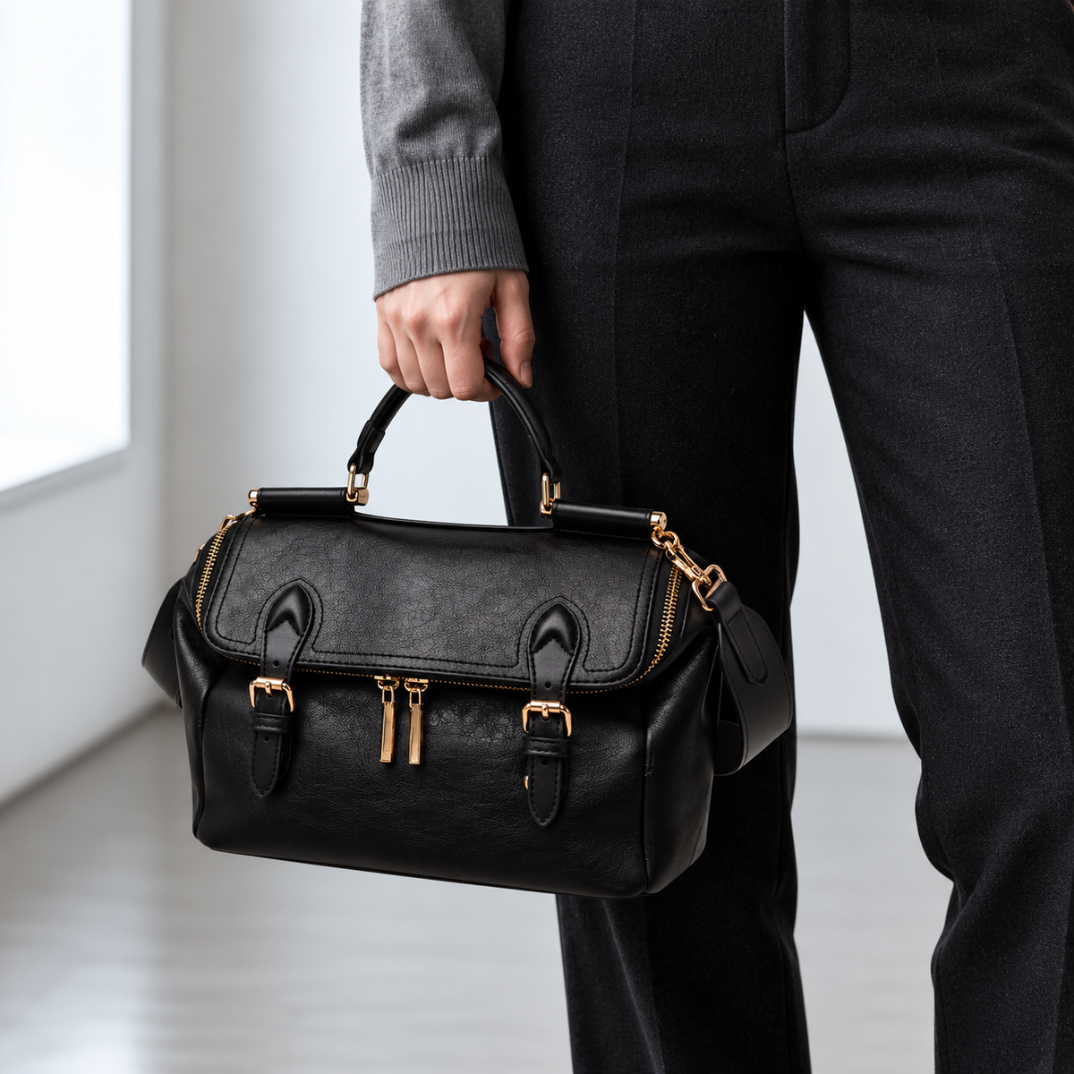 Sac cartable rétro