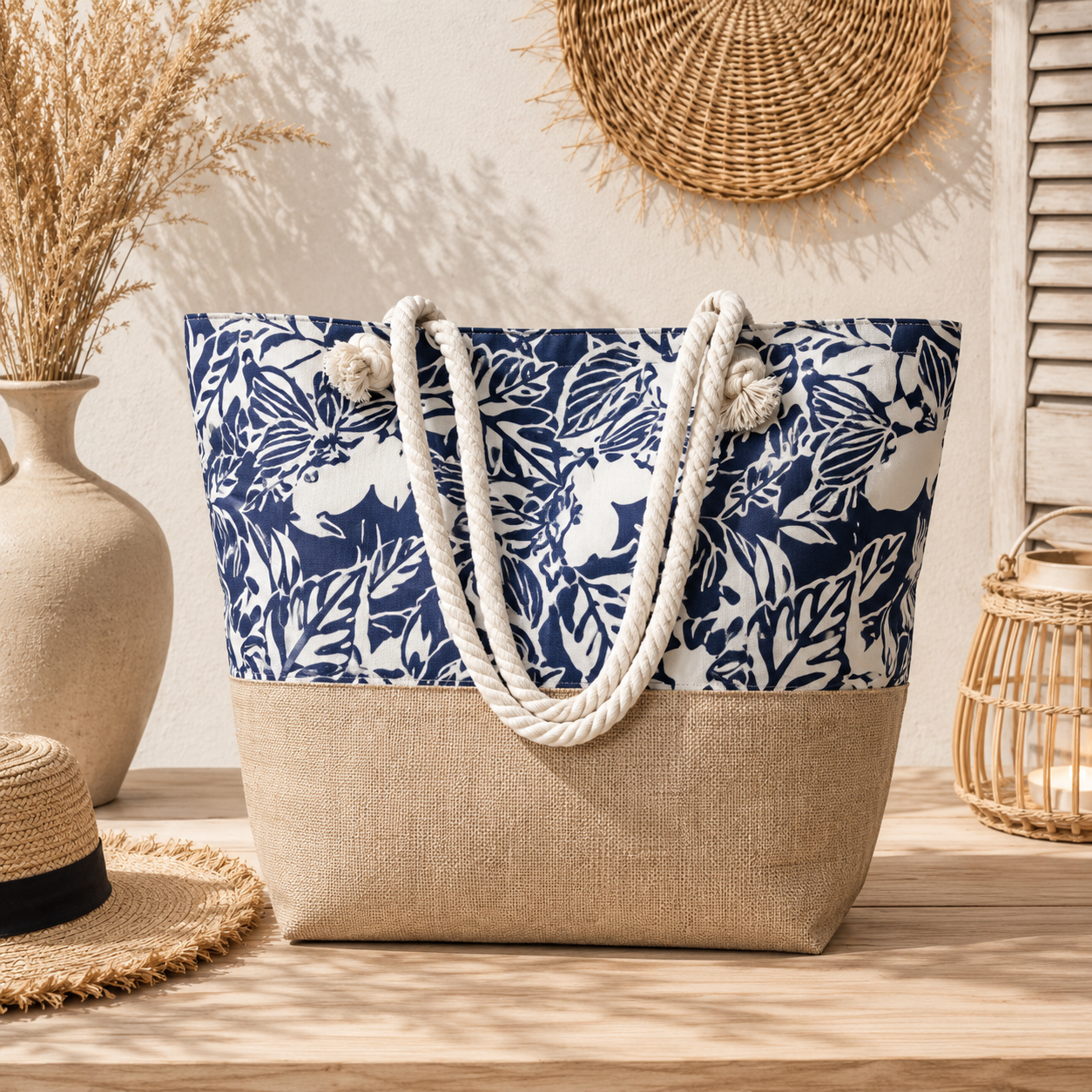 Sac en tissu et corde