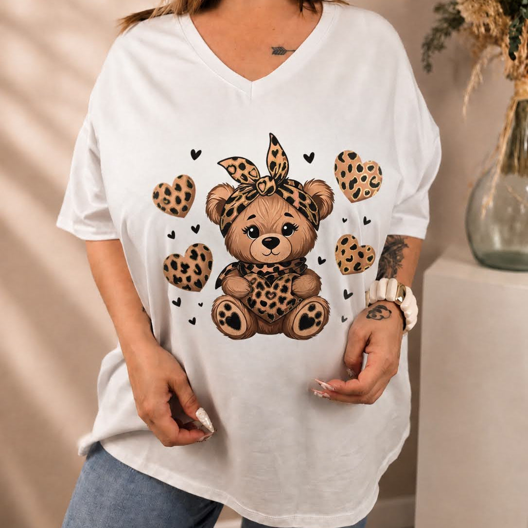 T-shirt floqué grand modèle